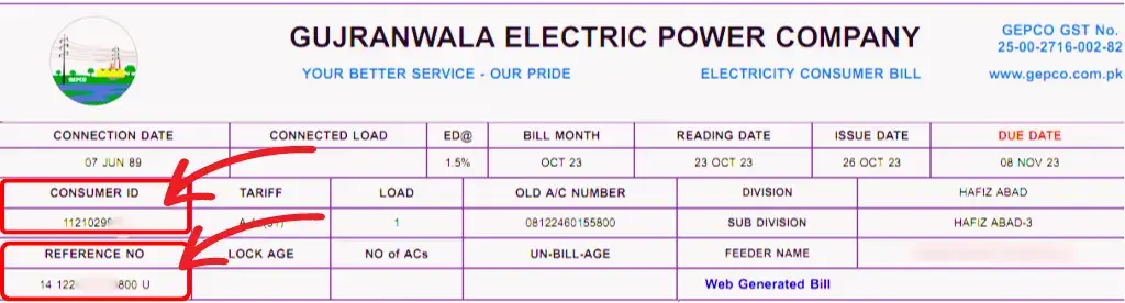 gepco-online-bill