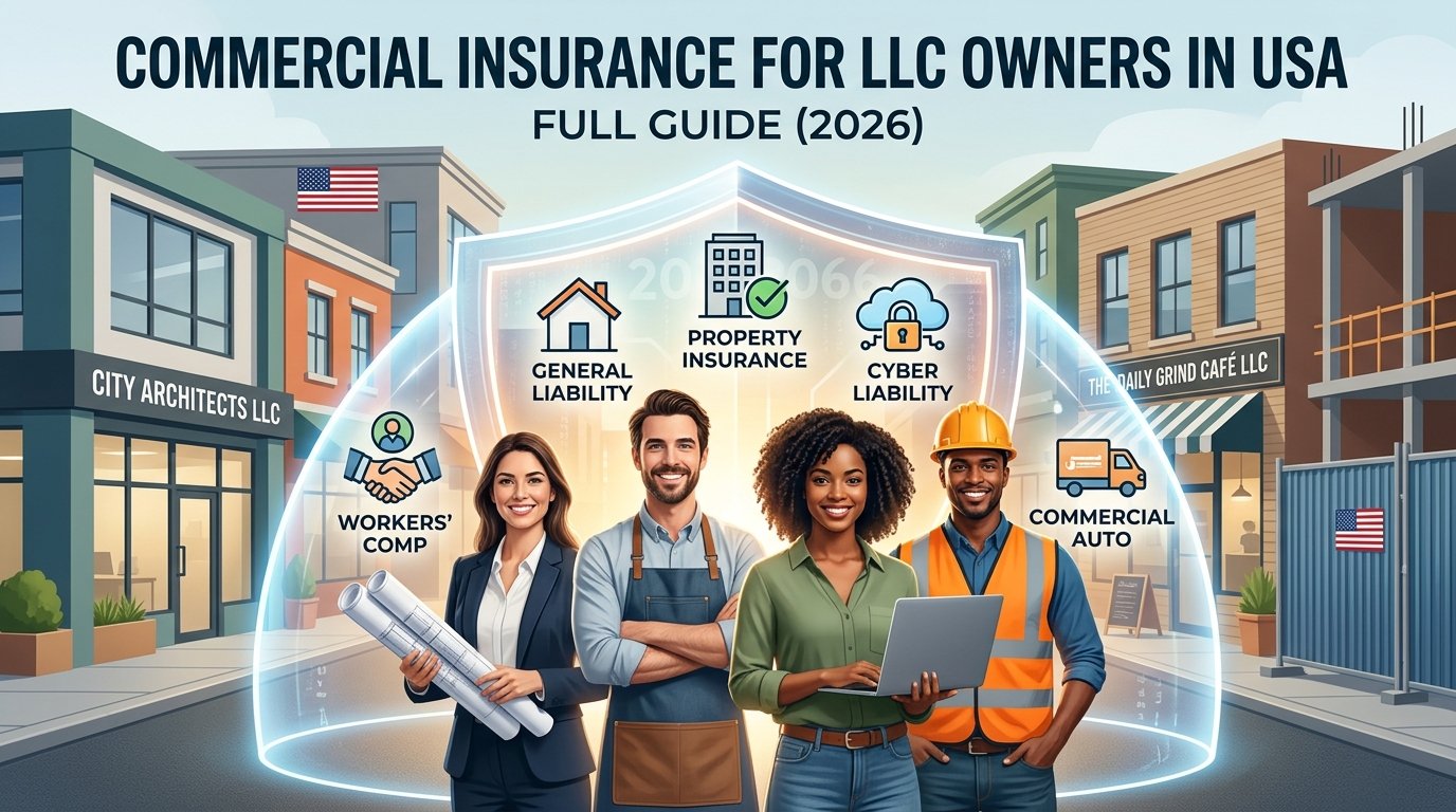 Commercial Insurance for LLC Owners in USA – Full Guide (2026)