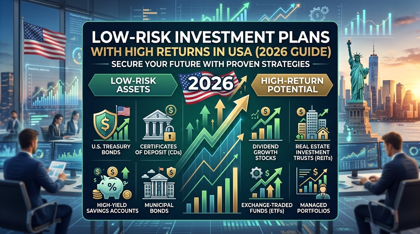Low Risk Investment Plans with High Returns in USA (2026 Guide)