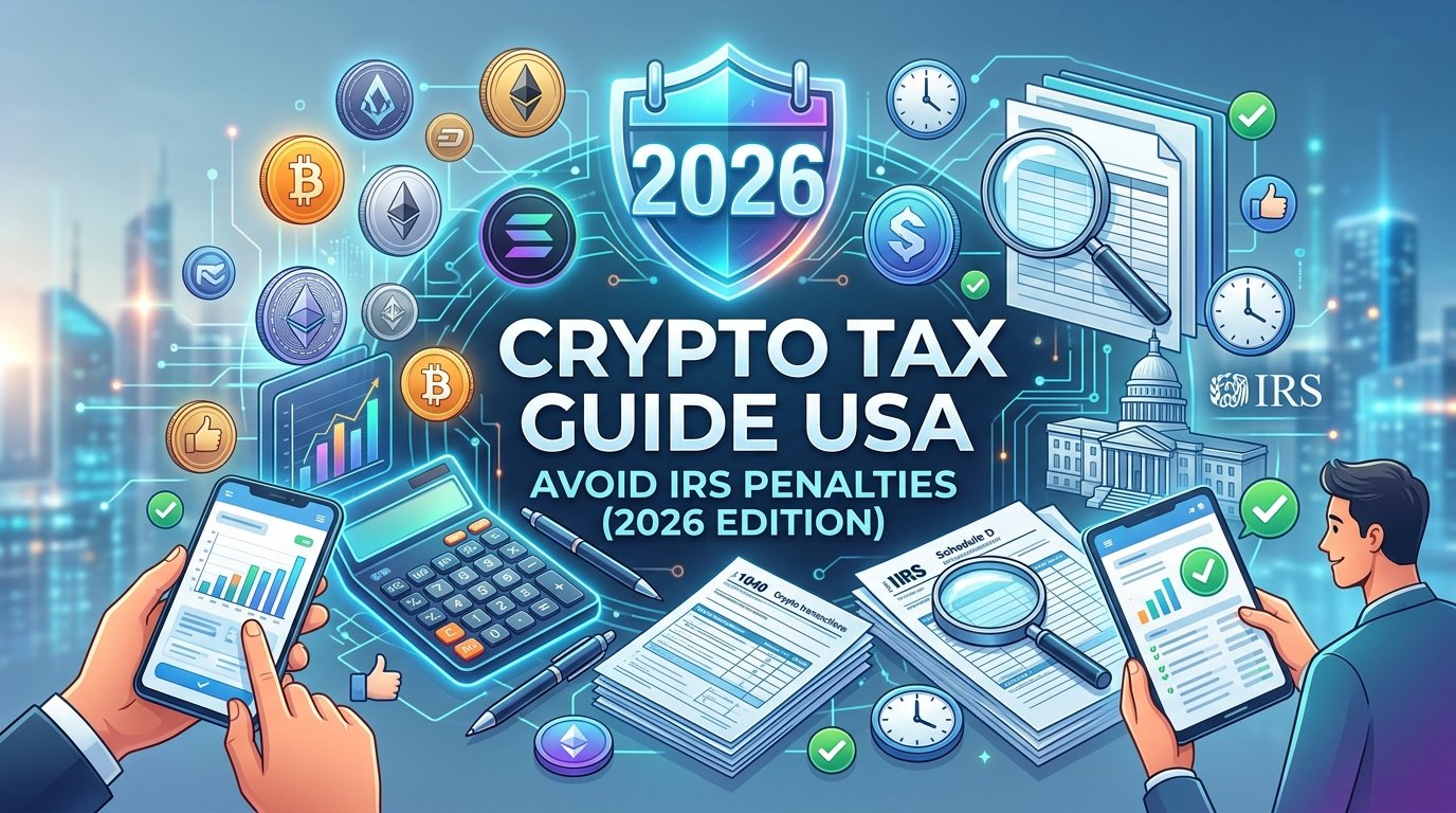 Crypto Tax Guide USA – Avoid IRS Penalties (2026 Edition)