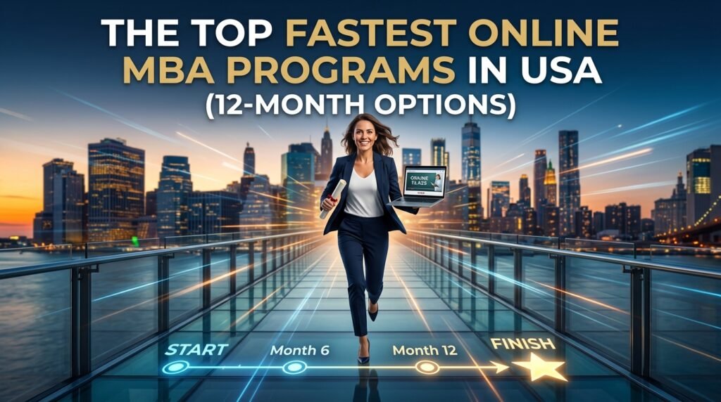 The Top Fastest Online MBA Programs in USA (12-Month Options)