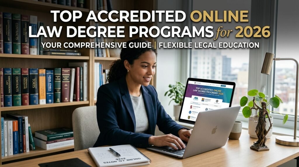 Top Accredited Online Law Degree Programs for 2026