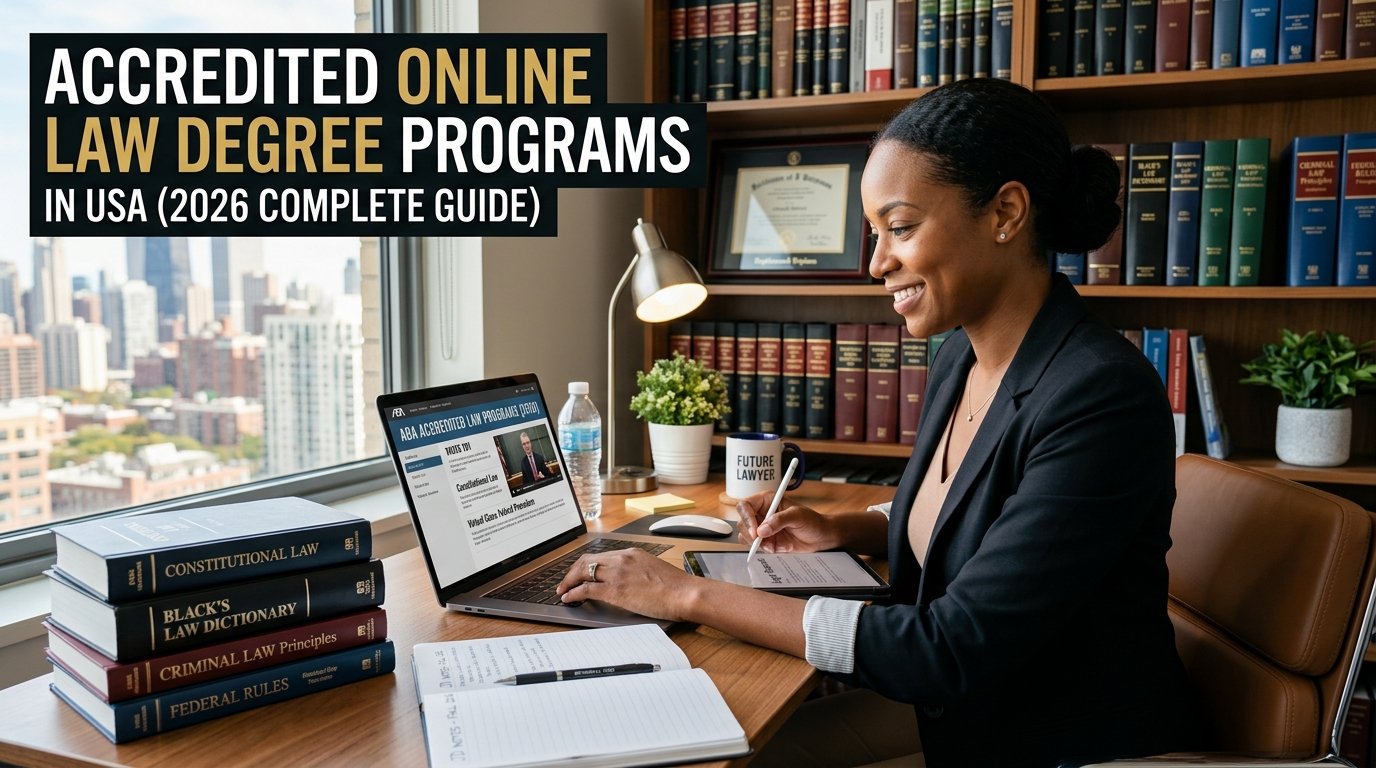 Accredited Online Law Degree Programs in USA (2026 Complete Guide)