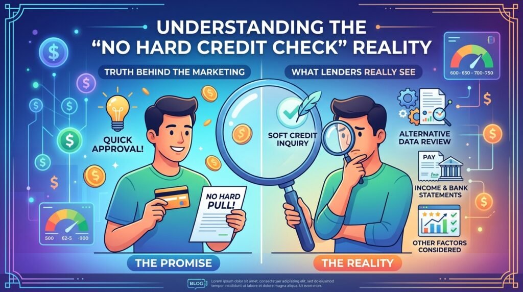 Understanding the "No Hard Credit Check" Reality
