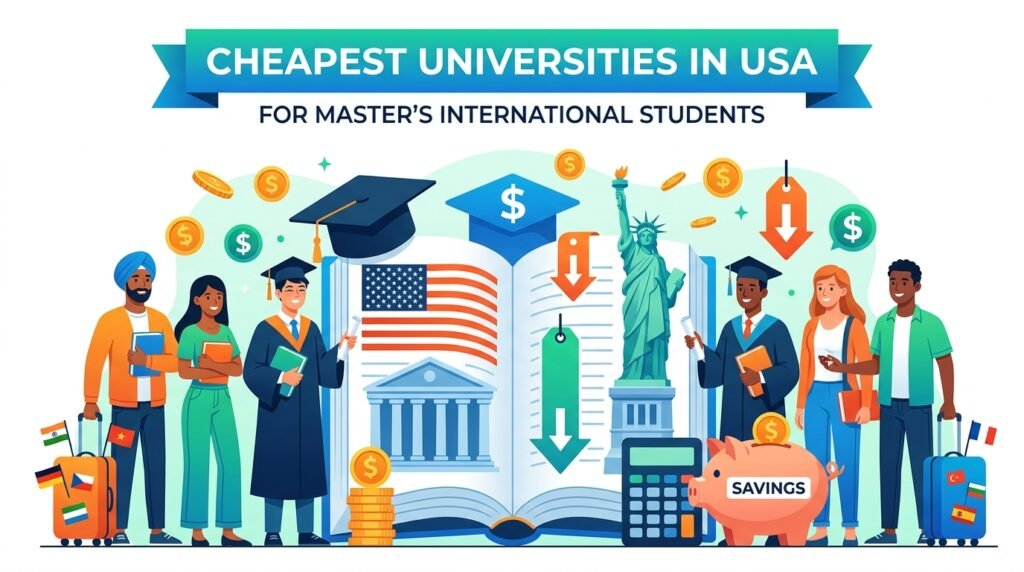 Cheapest Universities in USA for Master’s International Students
